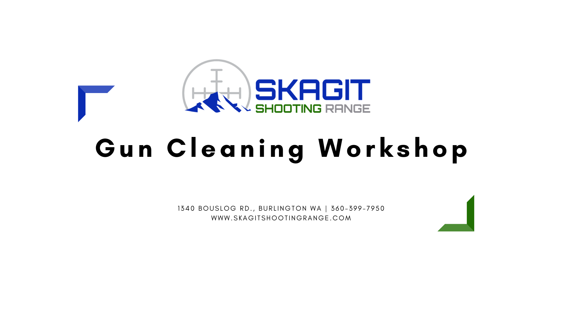 Gun Cleaning Workshop